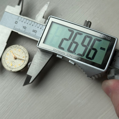 25mm Vintage Newmark 5 Jewels Sub Seconds Manual Wind Watch PARTS / REPAIR