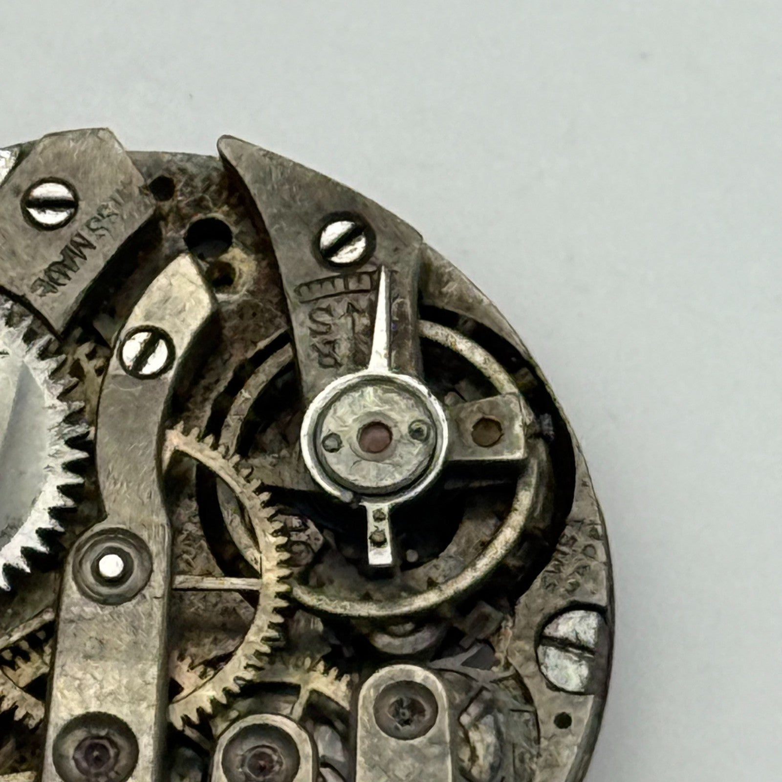 AS A Schild Swiss Watch Movement Manual Wind Vintage Parts Repair Spares 24.7mm