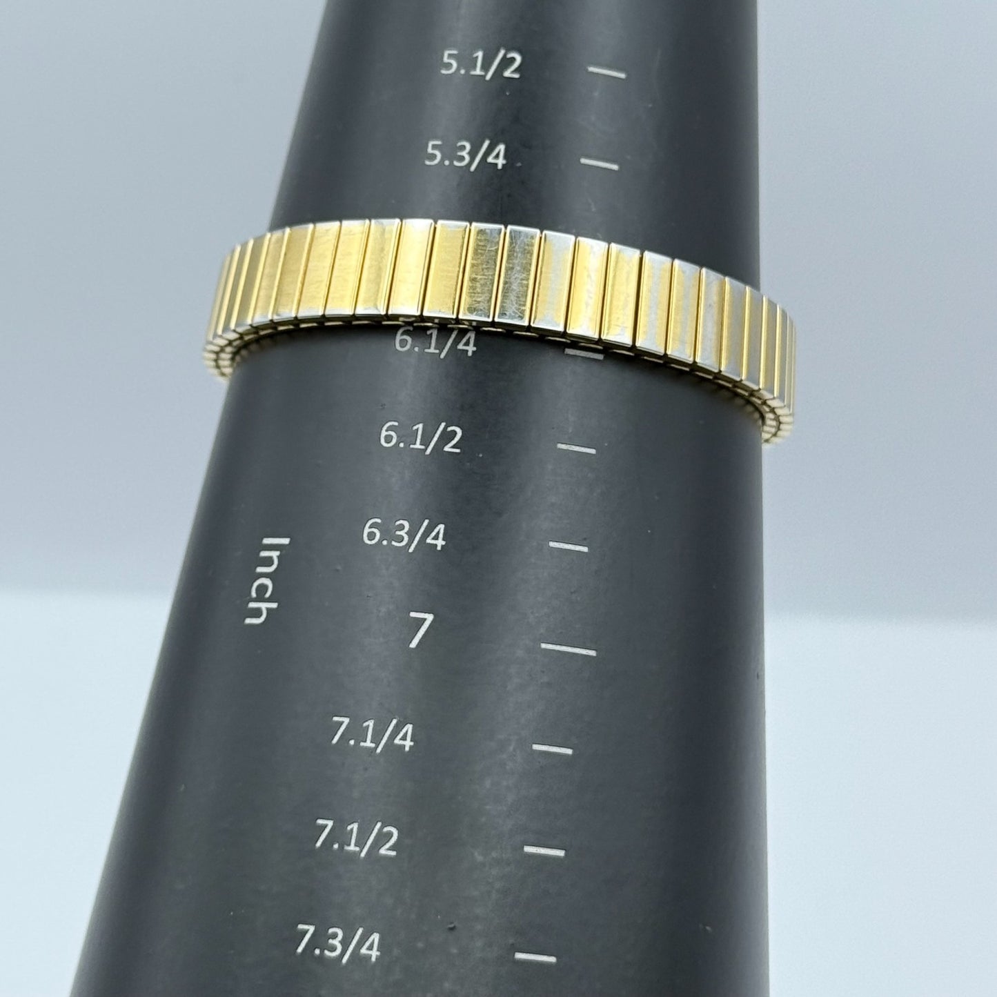 Ingersoll Ladies Quartz Watch White Dial Gold Tone Stretch Band Working 21mm