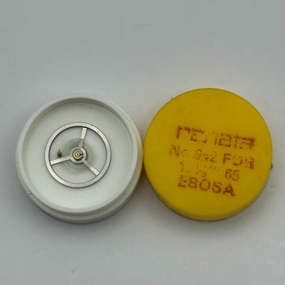 Ebosa 65 Balance Wheel Complete And Spring  10½’’’ 942 Watch Movement Parts NOS