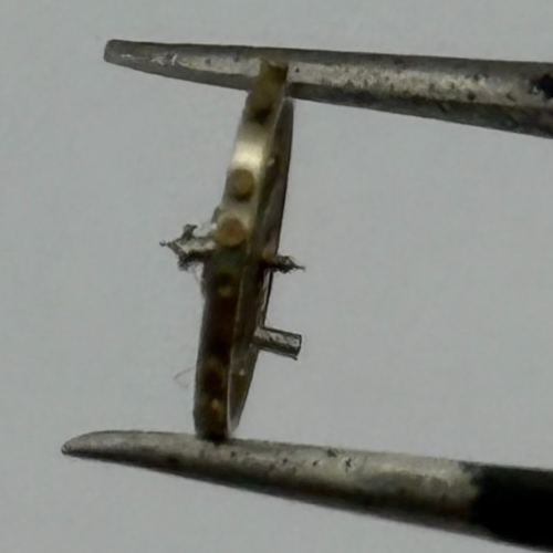 FEF 270 Balance Wheel Complete And Spring 5 1/4’’’ 173 Watch Movement Parts NOS