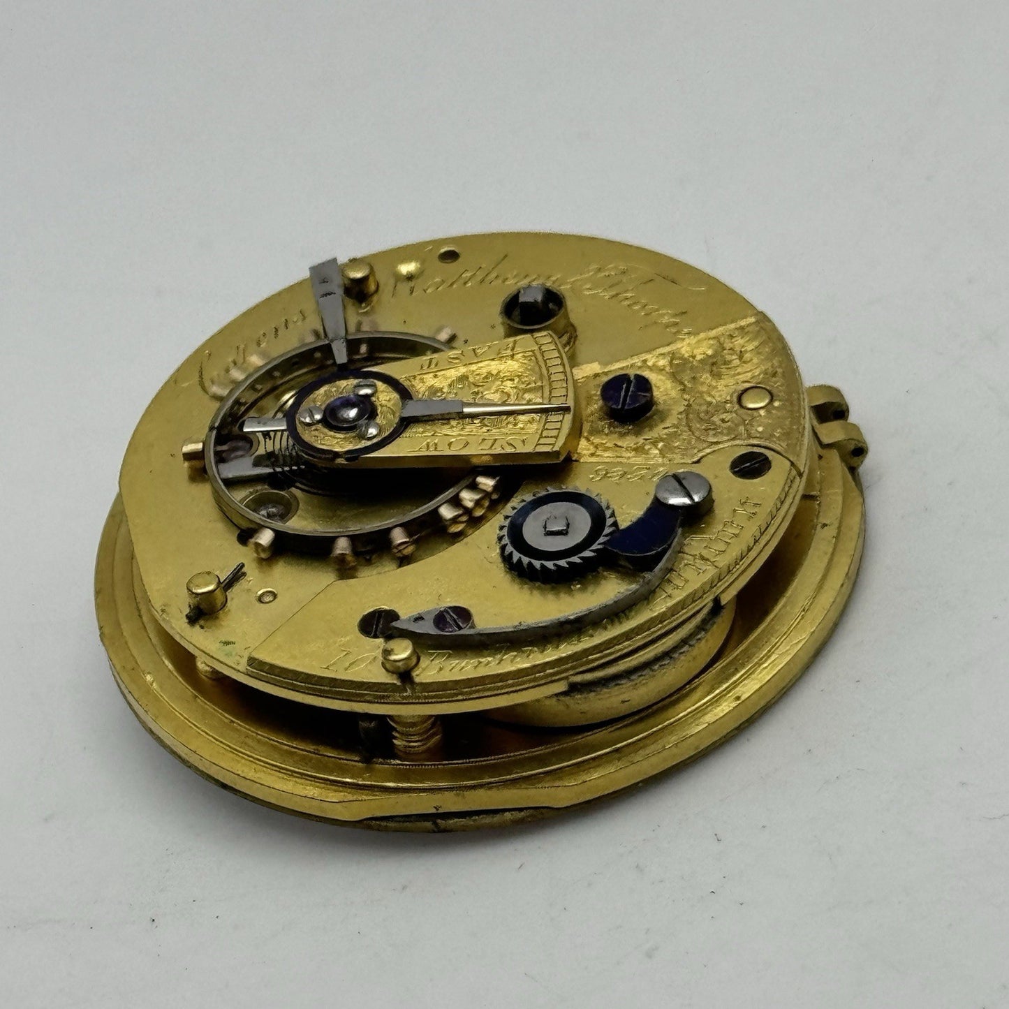 High Quality Running Cozens Matthews & Thorpe London Fusee Pocket Watch Movement