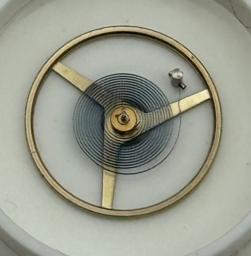 FHF 81 Balance Wheel Complete And Spring 10½’’’ Inca 1503 M Watch Movement Parts