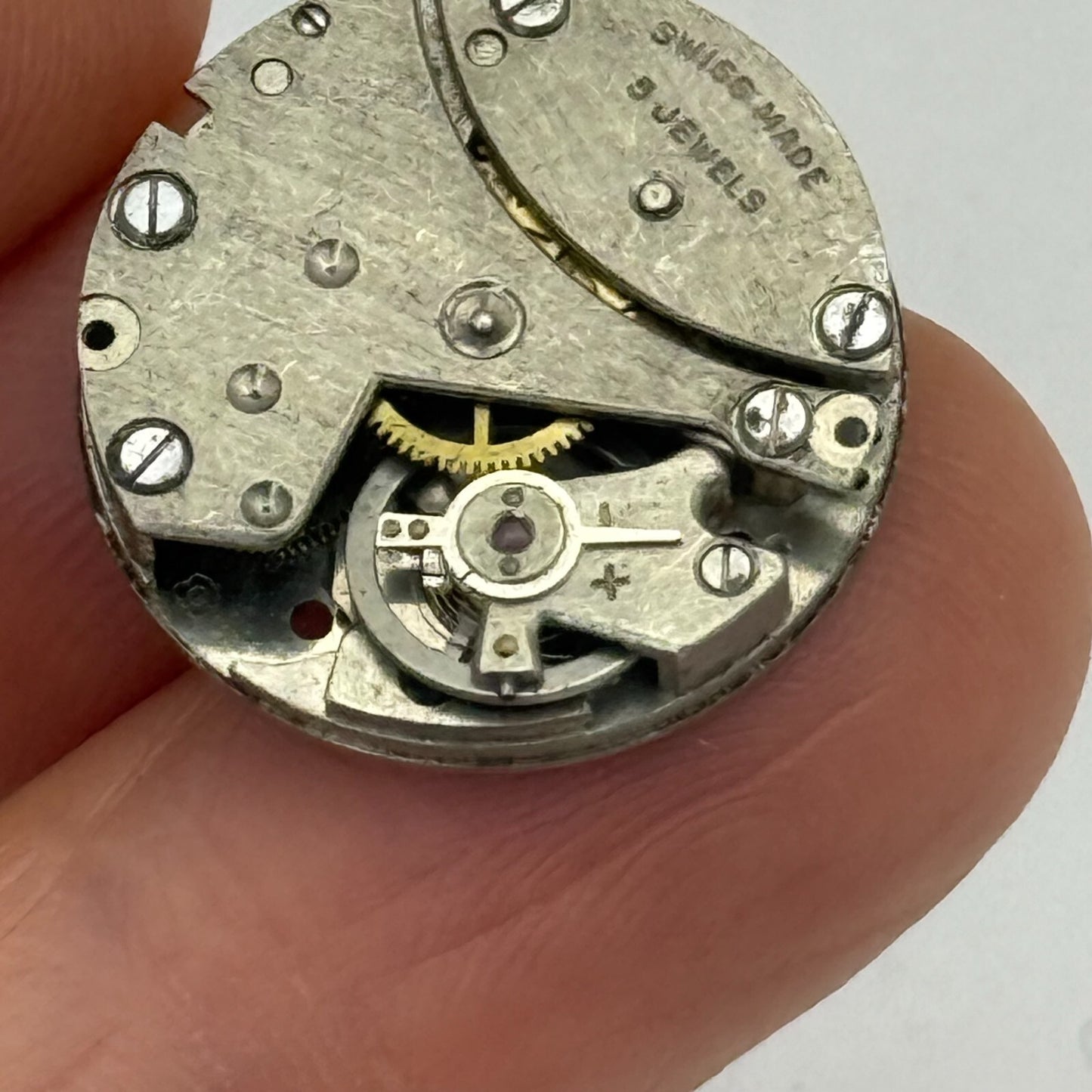 19.7mm Vintage EB 1333 Swiss Made Manual Wind Watch Movement PARTS REPAIR