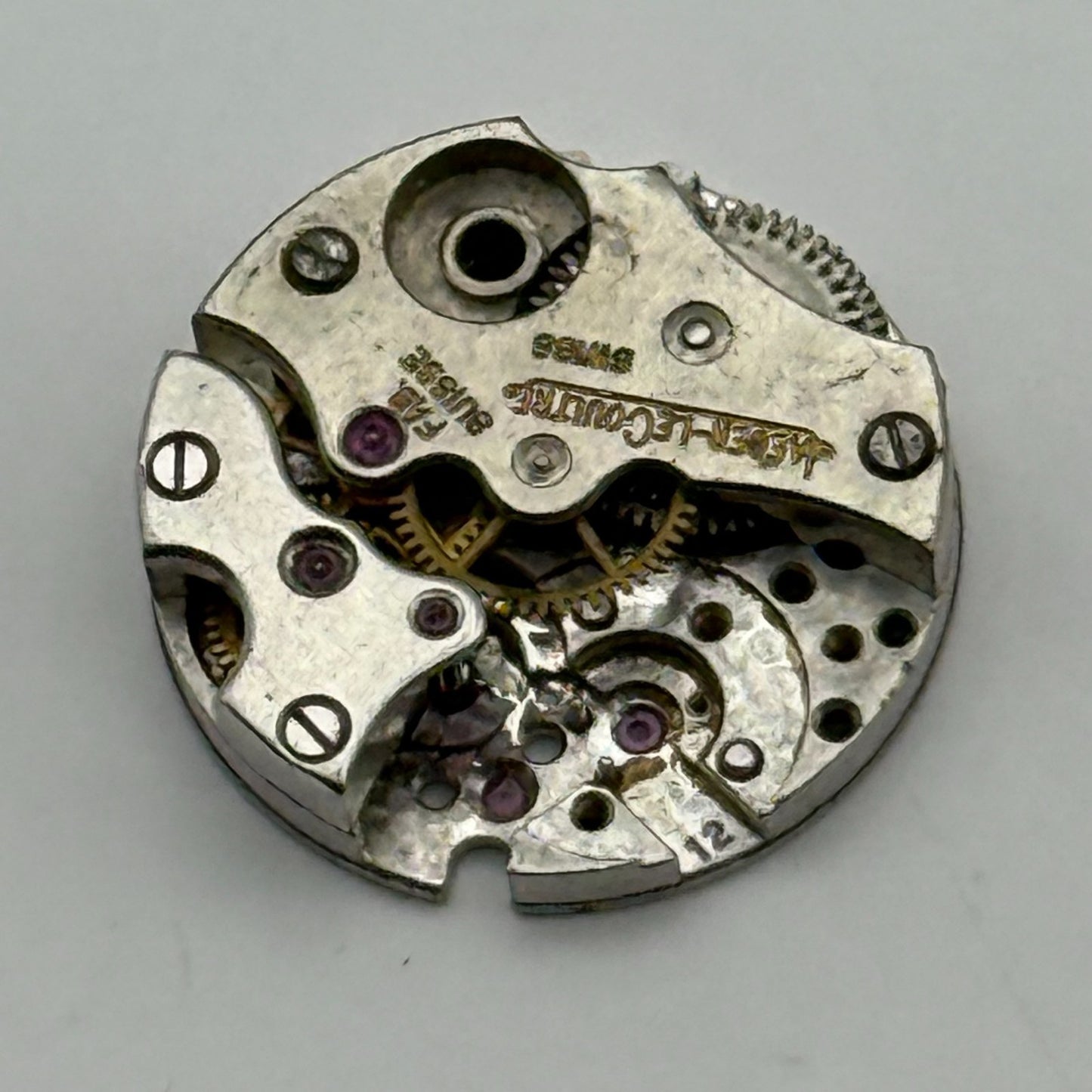 Jaeger Le Coultre 12 Watch Movement x 2 & Spares Vintage Swiss Parts 14.9mm