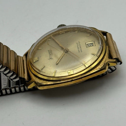 33mm Men’s Vintage Accurist Shockmaster Automatic ETA 2472 Date Dial Watch PARTS