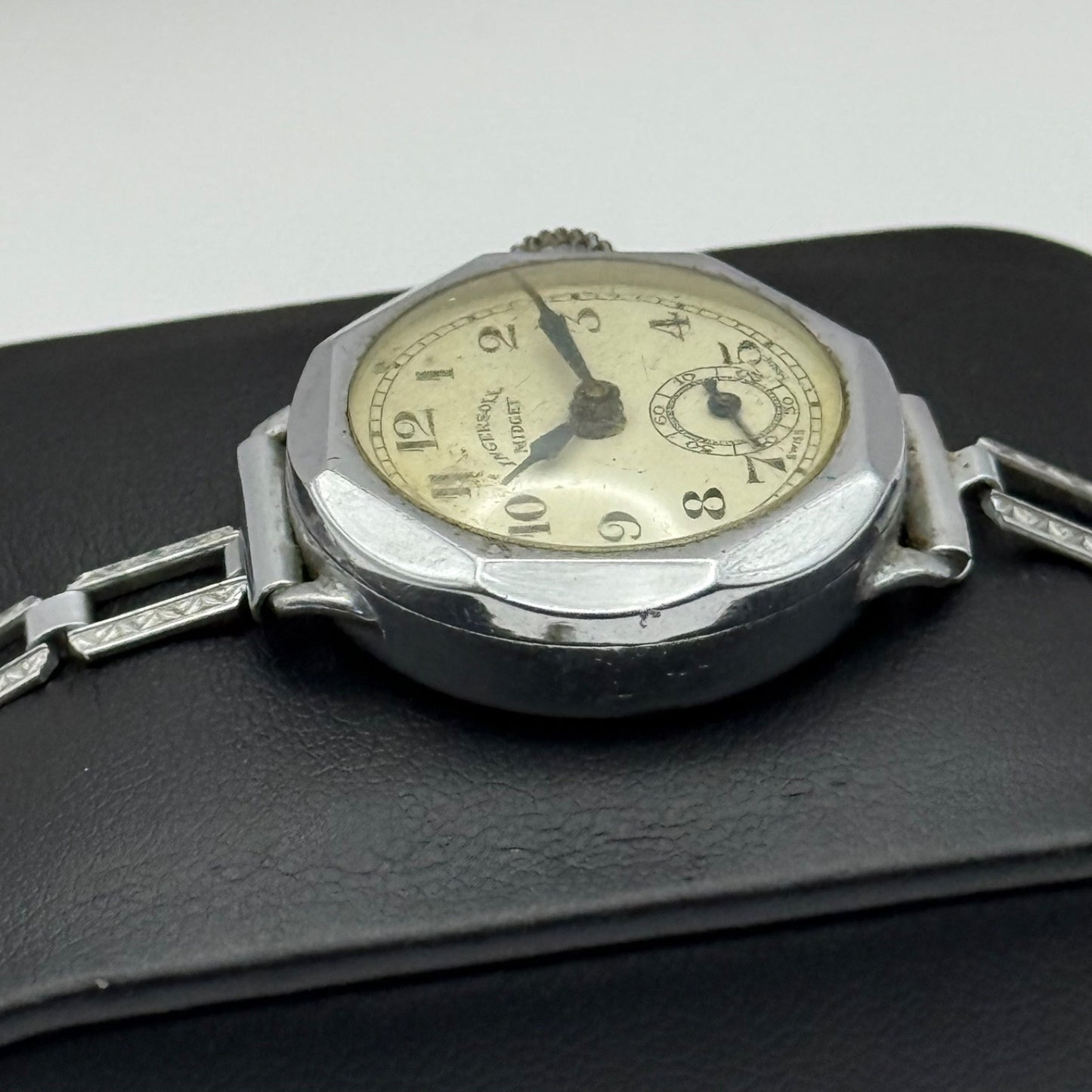 25mm Vintage Ingersoll Dot Sub Seconds Art Deco Bracelet Manual Watch PARTS