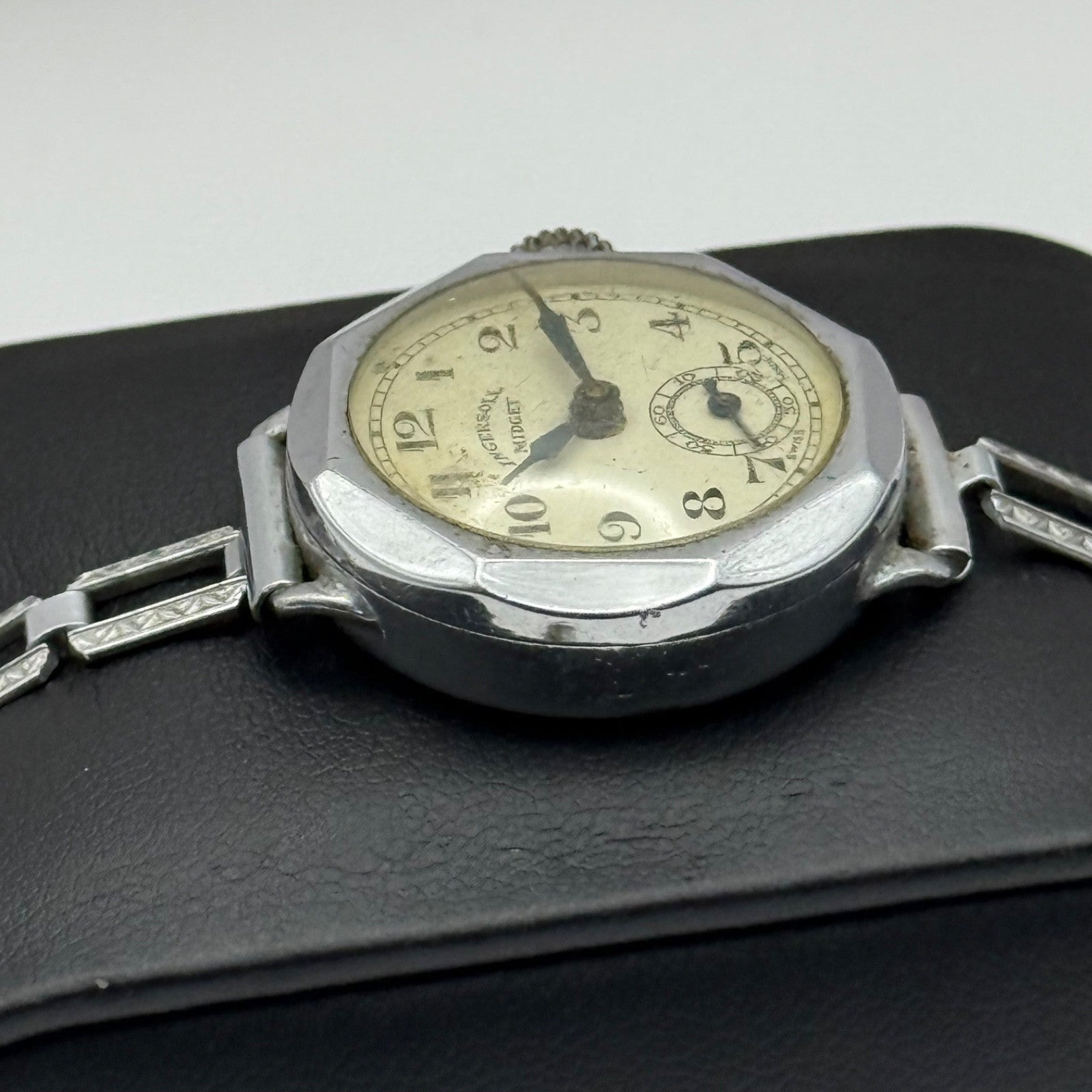 25mm Vintage Ingersoll Dot Sub Seconds Art Deco Bracelet Manual Watch PARTS