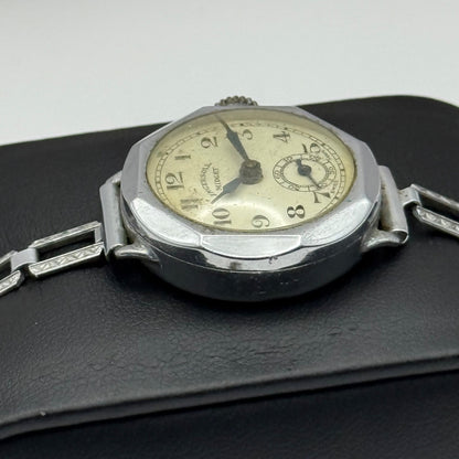 25mm Vintage Ingersoll Dot Sub Seconds Art Deco Bracelet Manual Watch PARTS