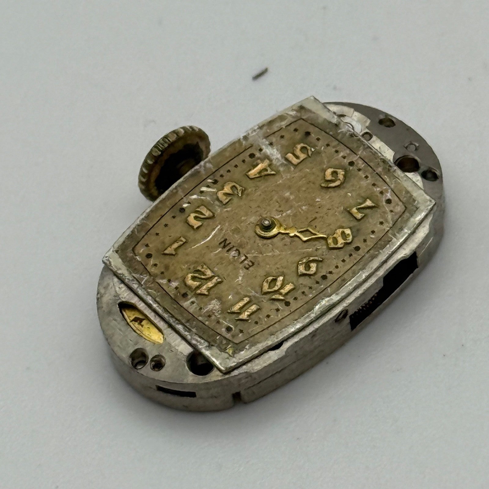 Elgin Grade 541 Model 2 Watch Movement 1940 Vintage 21/0s American Parts Repair