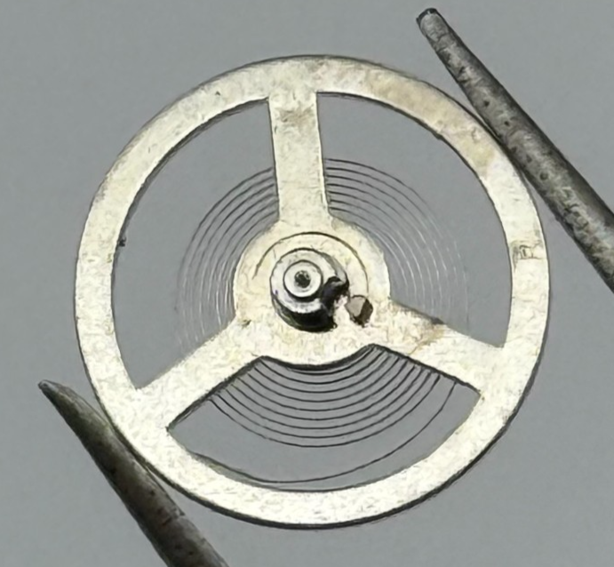 LSH 1262 Balance Wheel Complete And Spring  1855 Watch Movement Parts NOS