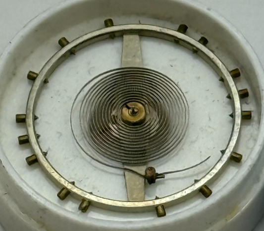 Tissot 38.2 Balance Wheel Complete And Spring 853 Watch Movement Parts NOS 