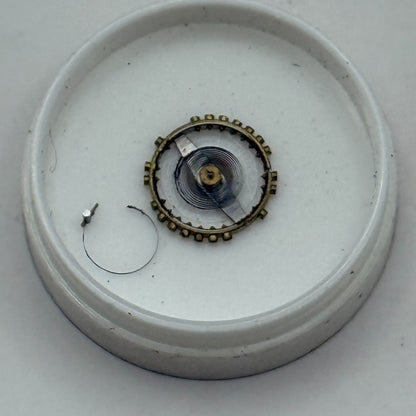 ETA 651 Balance Complete 4 1/4''' Renata 141 Watch Movement Parts DAMAGED