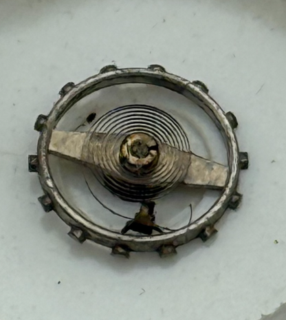 EB 1225 Balance Wheel Complete And Spring 5¼’’’ PL 112 M Watch Movement Parts