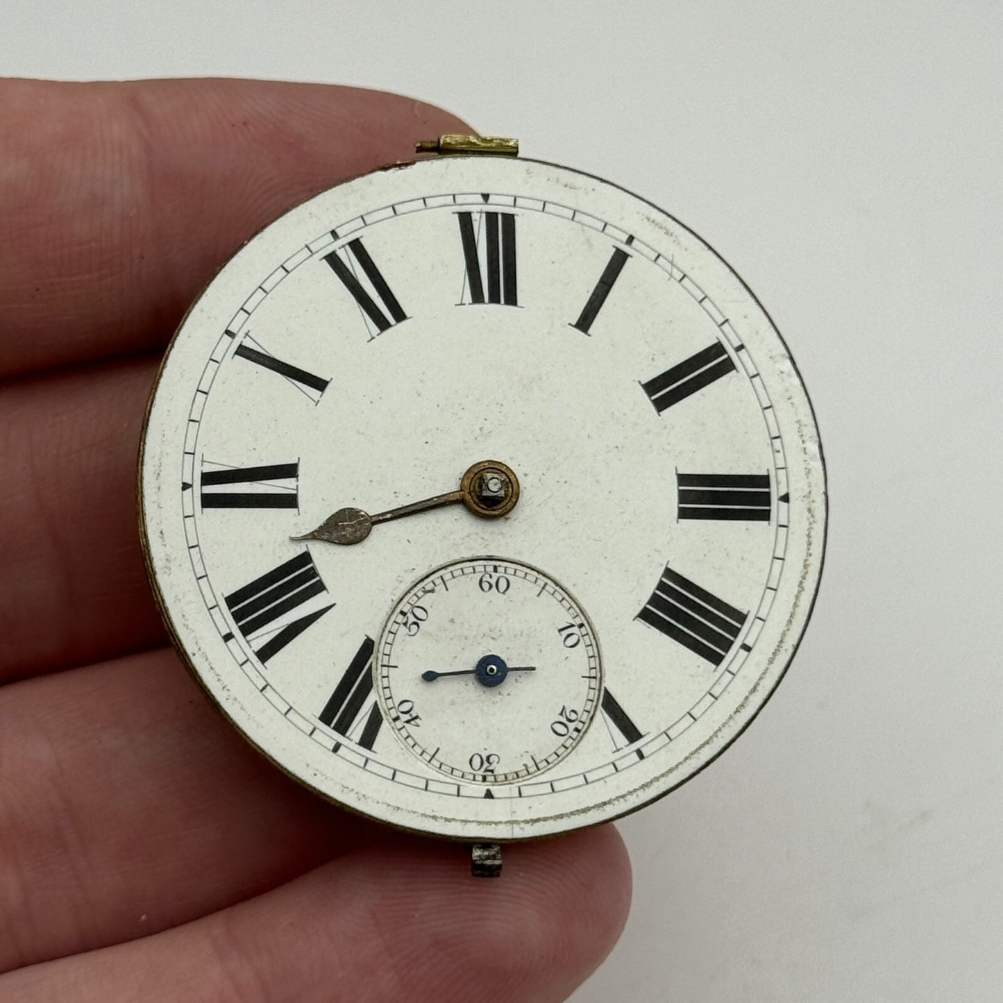 42.9mm Antique CWMC/S Wigston Coventry Cooperative Pocket Watch Movement PARTS