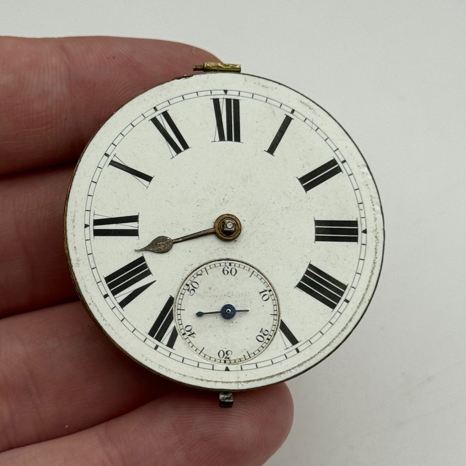 42.9mm Antique CWMC/S Wigston Coventry Cooperative Pocket Watch Movement PARTS