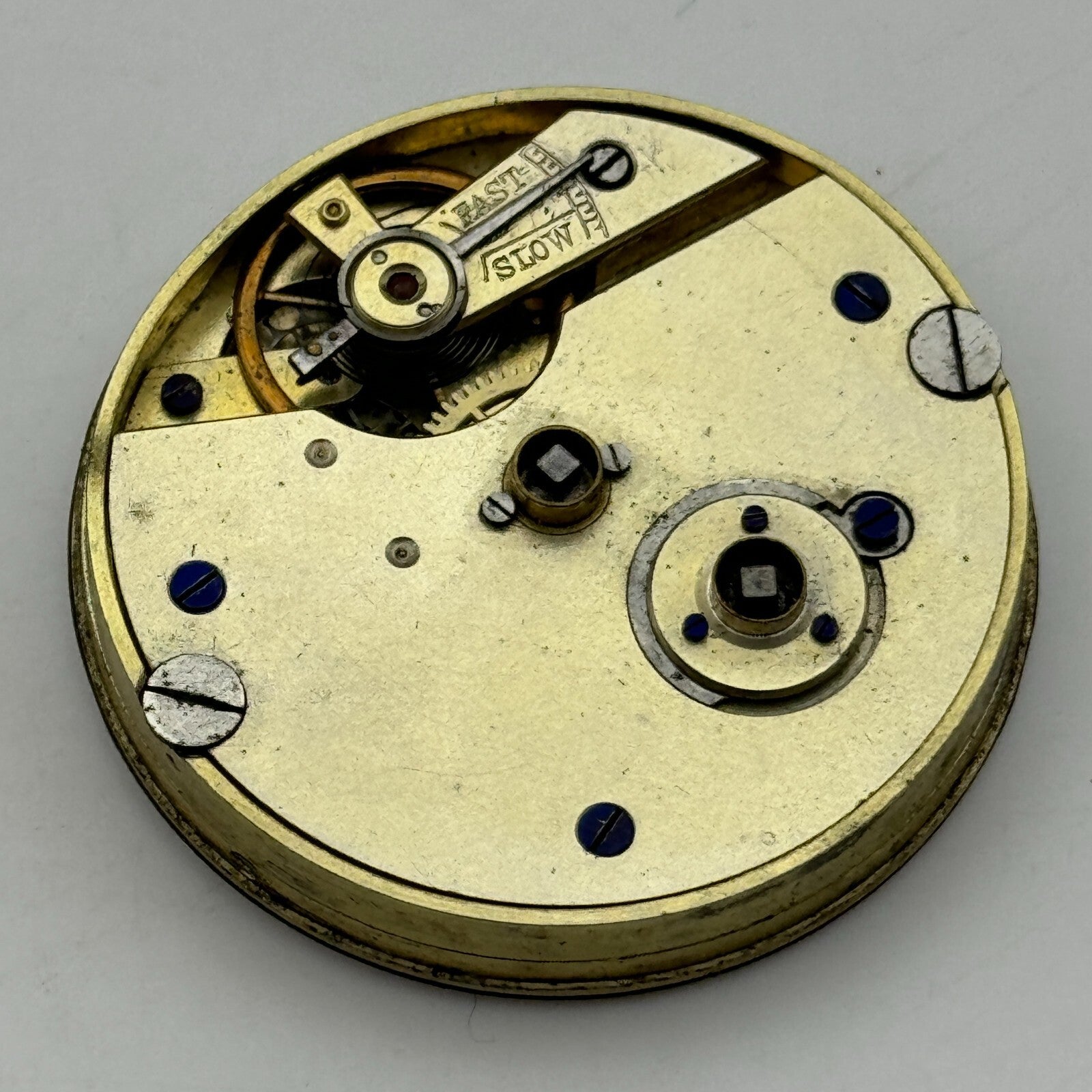 43mm Antique Kendal & Dent London Key Wound Balance Ok Pocket Watch Movement