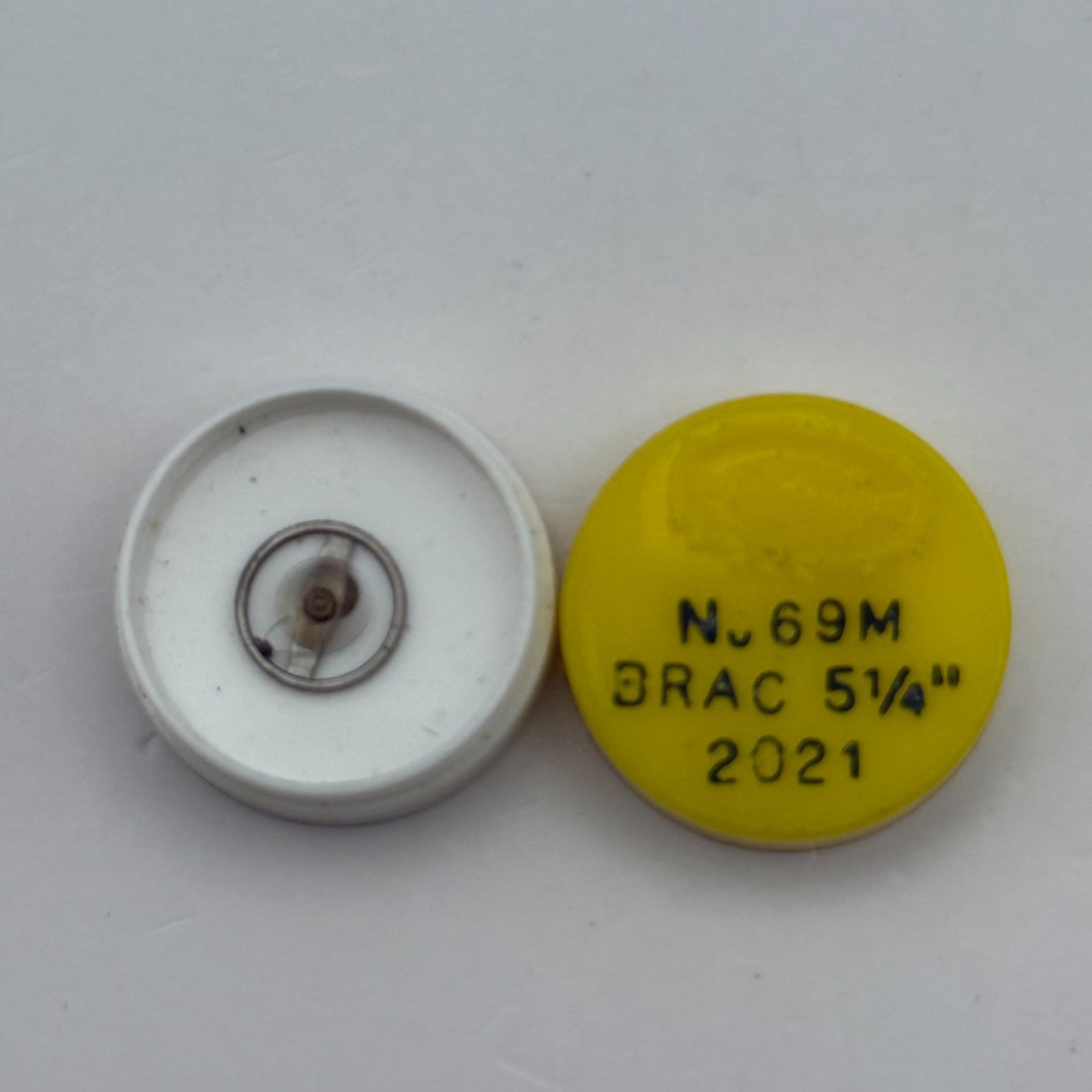 Brac 2021 Balance Wheel Complete And Spring 5¼’’’ 69 M Watch Movement Parts NOS