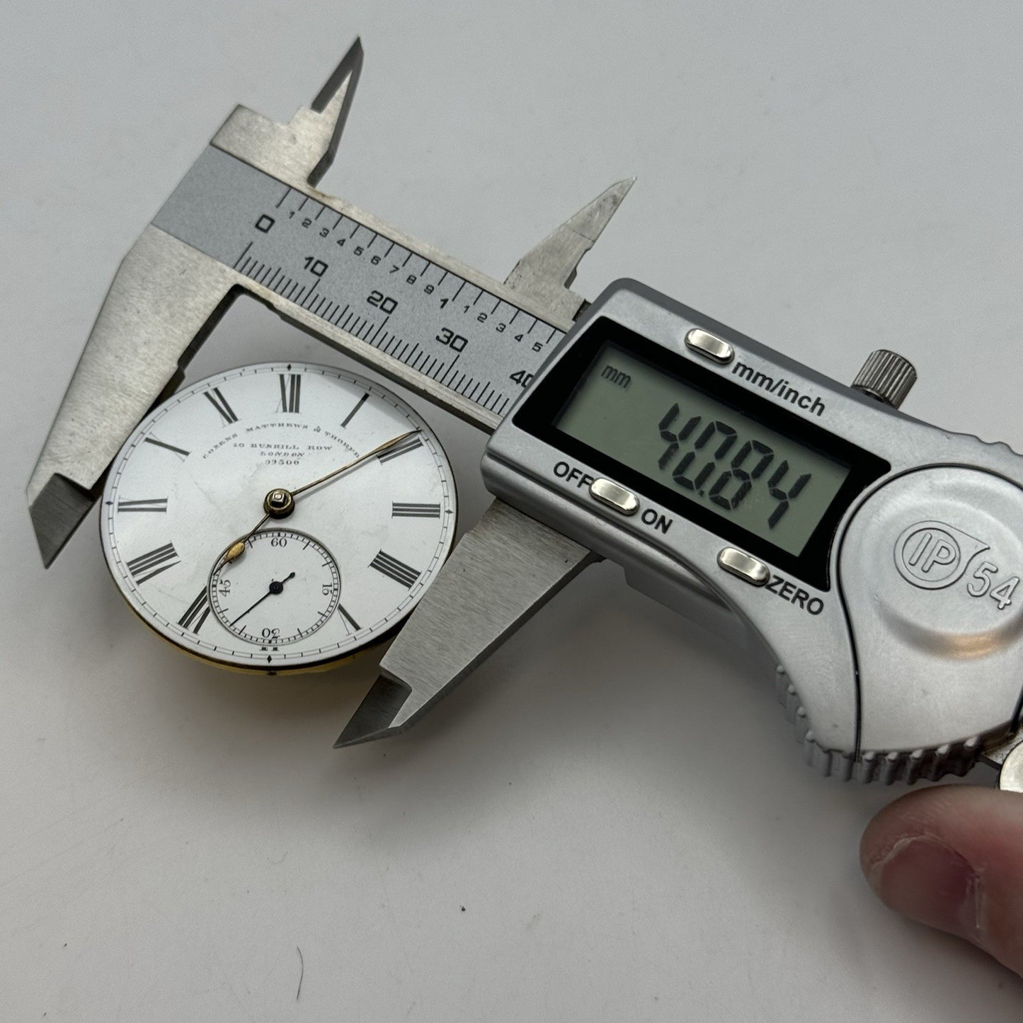 High Quality Running Cozens Matthews & Thorpe London Fusee Pocket Watch Movement