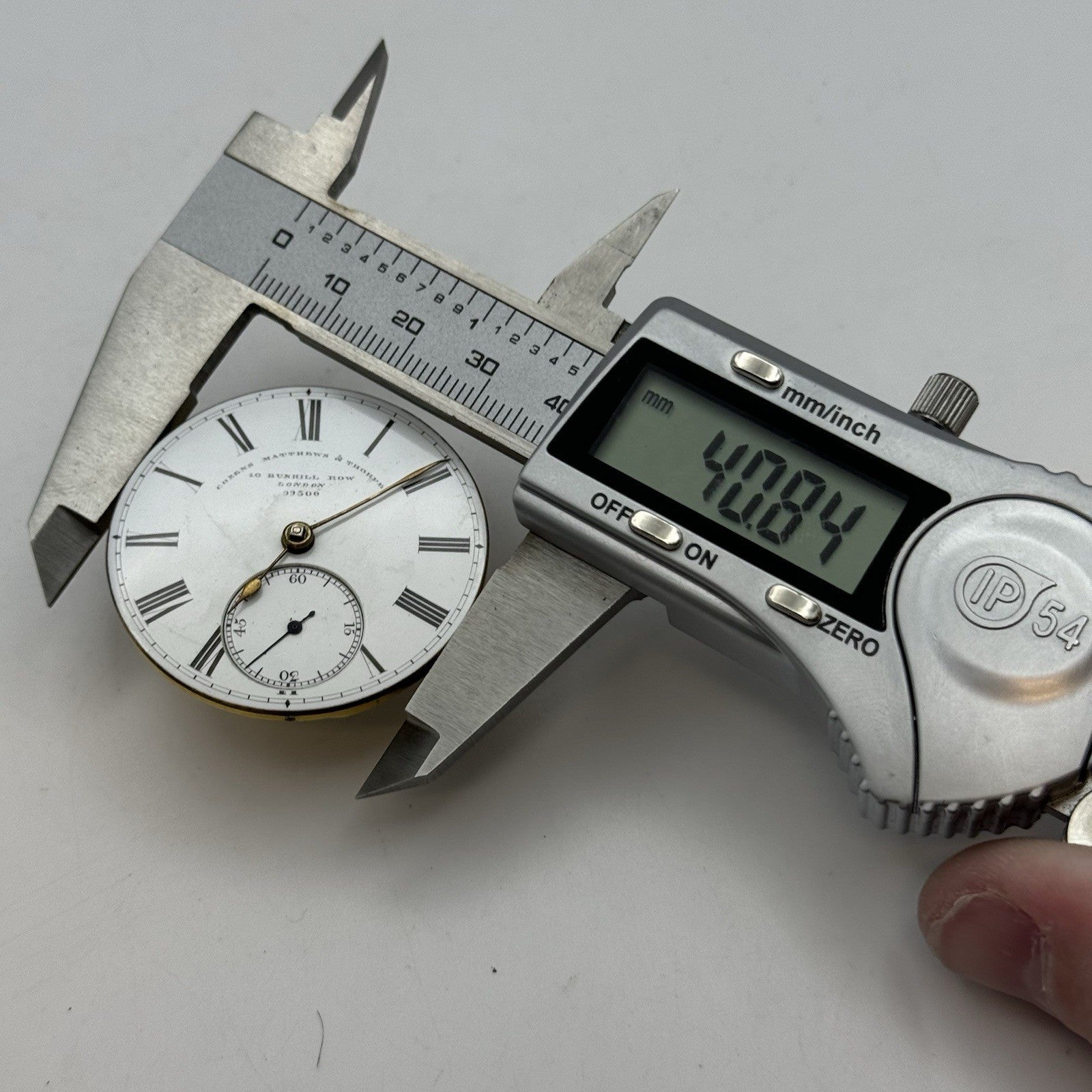 High Quality Running Cozens Matthews & Thorpe London Fusee Pocket Watch Movement