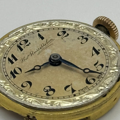23.6mm Thomas Russell & Son Premier Balance Ok 7 Jewels Watch Movement PARTS