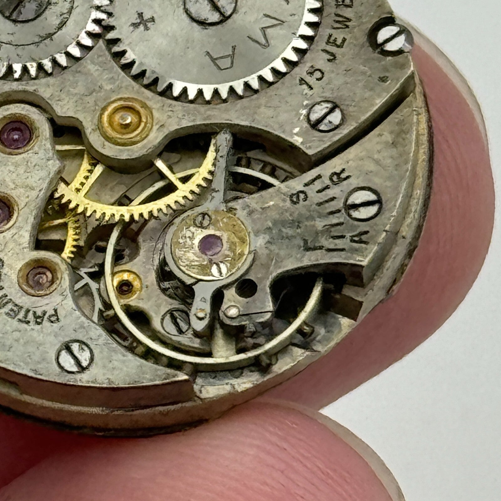 23.6mm Cyma Ref 030 Tavannes Manual Wind Watch Movement Swiss Vintage PARTS