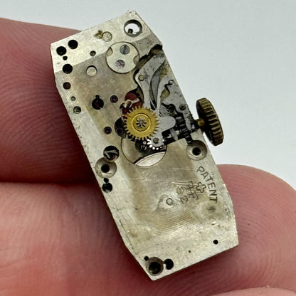 11.2mm FHF 52 Tank Watch Movement Manual Wind Swiss Made 15 Jewels PARTS SPARES