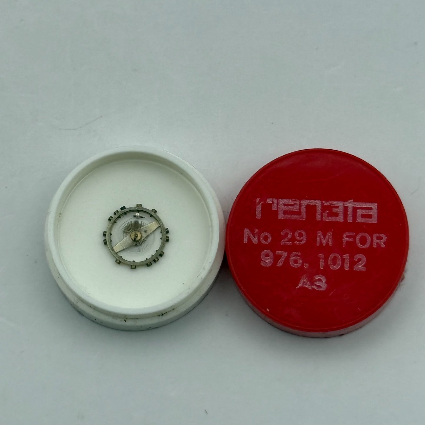 AS 976 1012 Balance Wheel Complete And Spring  29 M Watch Movement Parts NOS