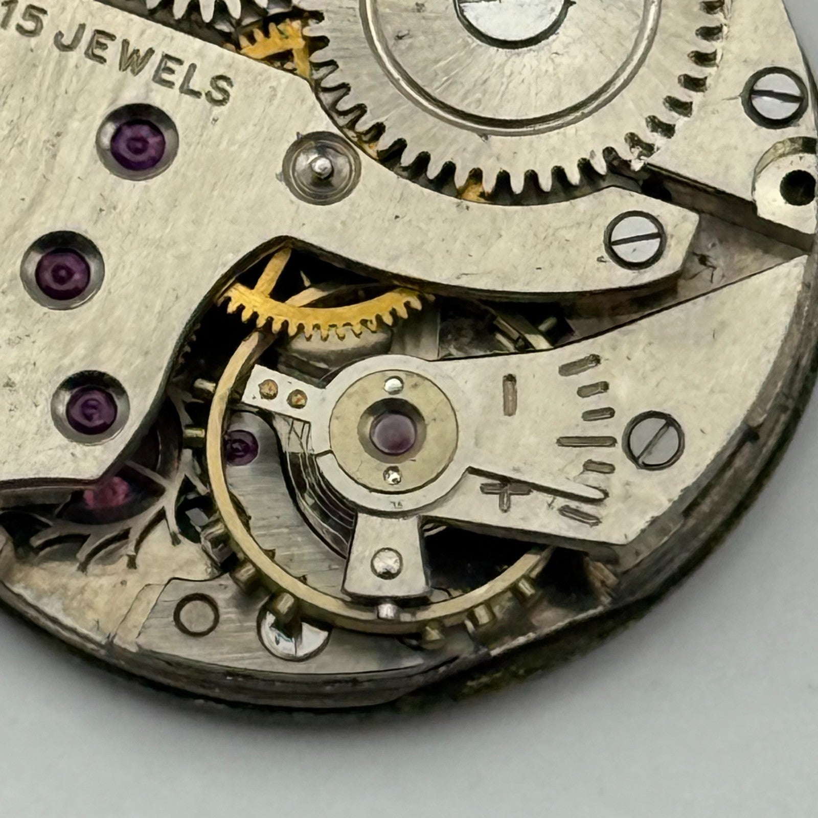 AS 1002 984 Watch Movement Minster Manual Wind Vintage Swiss Parts Repair 24mm