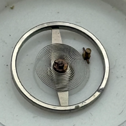 Oris 361 Balance Wheel Complete And Spring  9¾’’’ 380 Watch Movement Parts NOS