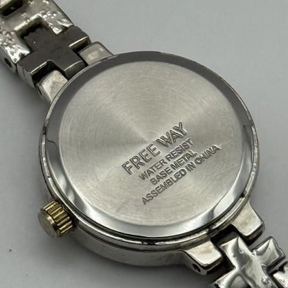 22mm Working Vintage Ladies Citizen Freeway Two Tone Quartz Watch DAMAGED CLASP