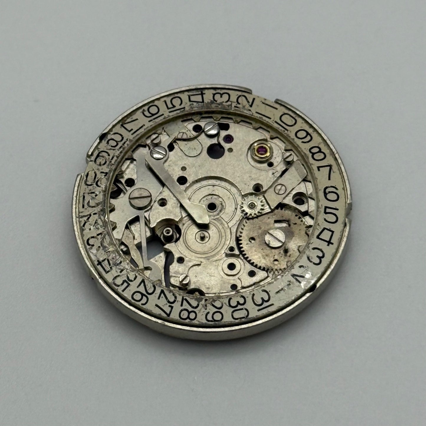 Felsa F4019 Watch Movement Automatic Vintage Partial  For Parts Or Repair 26.3mm