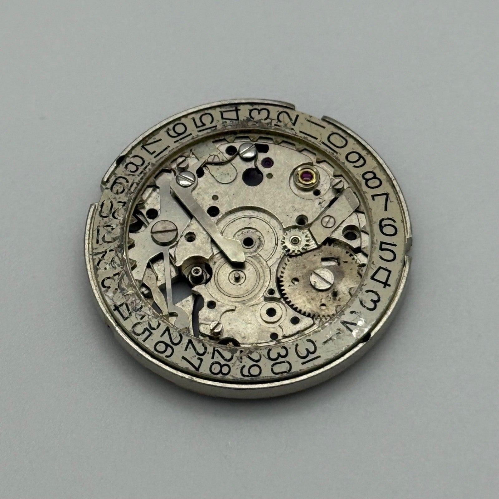 Felsa F4019 Watch Movement Automatic Vintage Partial  For Parts Or Repair 26.3mm