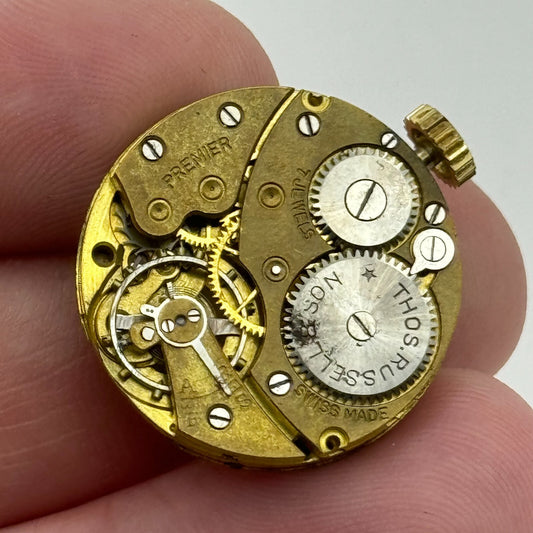 23.6mm Running Thomas Russell & Son Premier Manual Wind Watch Movement PARTS