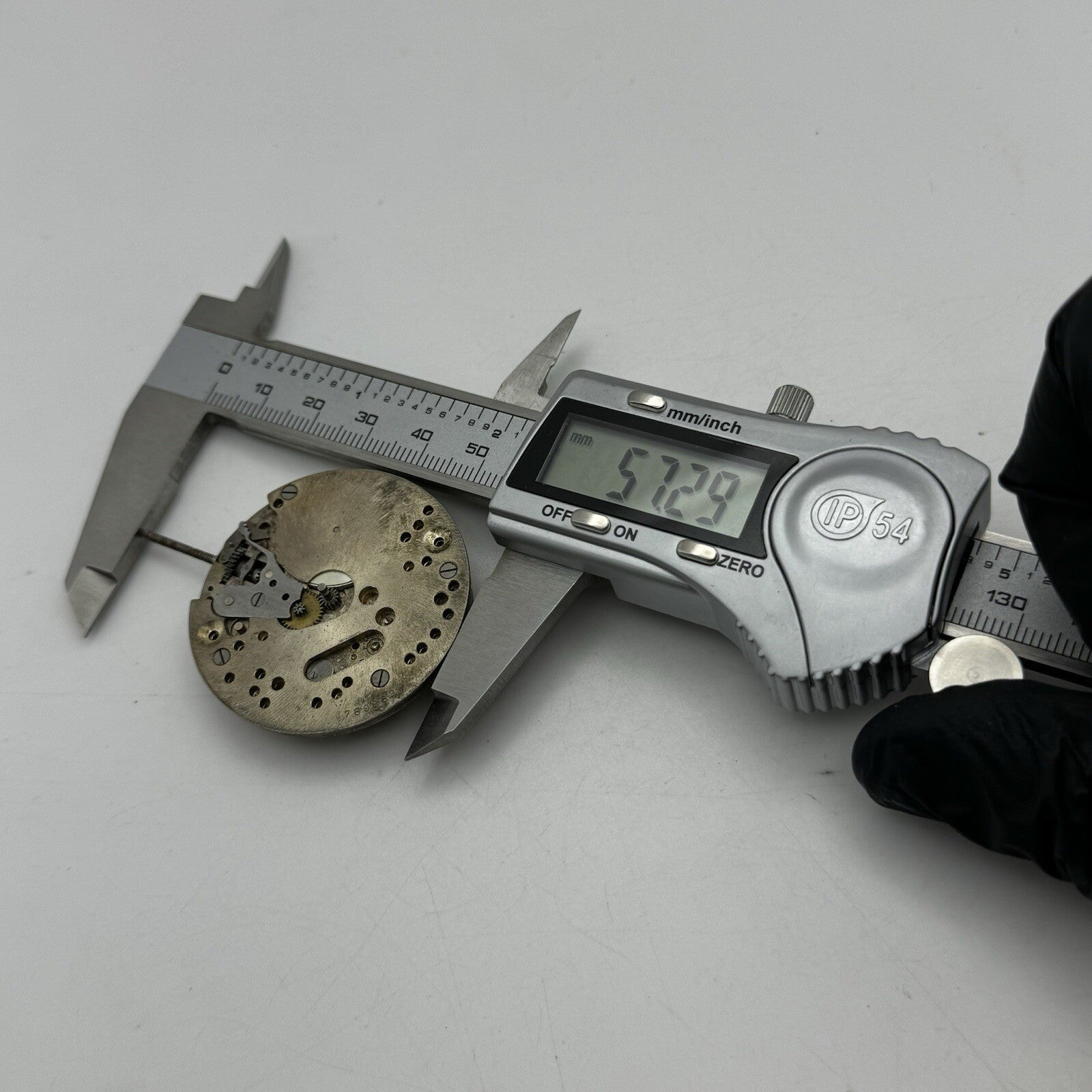 42.7mm Manual Wind Buren Watch Co Higher Grade Pocket Watch Movement FOR PARTS
