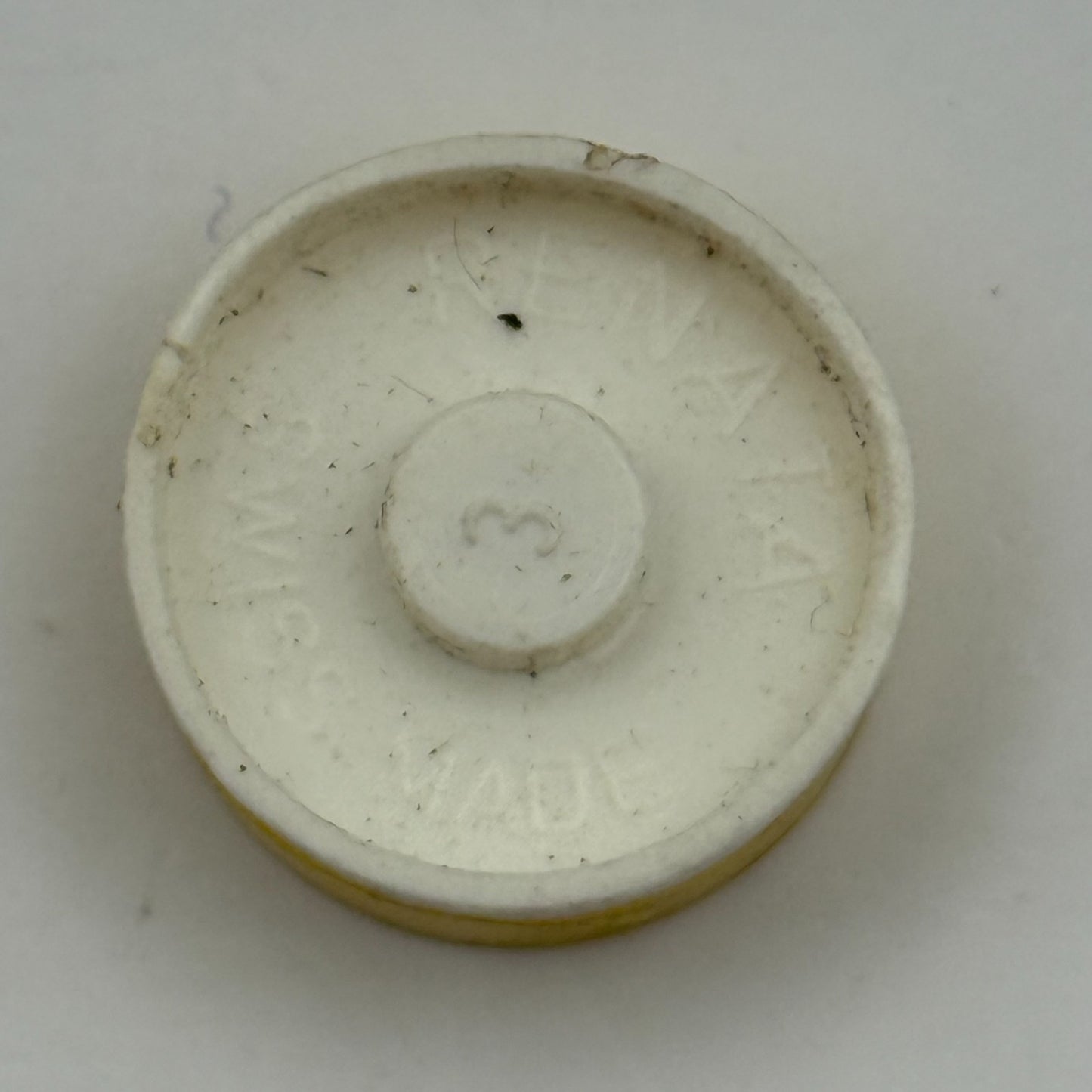 Brac 2061 Balance Wheel Complete And Spring  497 Watch Movement Parts NOS