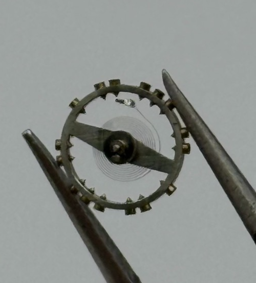 AS 976 1012 Balance Wheel Complete And Spring 29 M Watch Movement Parts NOS