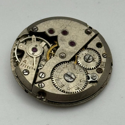 23.6mm Ebel Fab Suisse Cal 118 Manual Wind Swiss Watch Movement Vintage PARTS