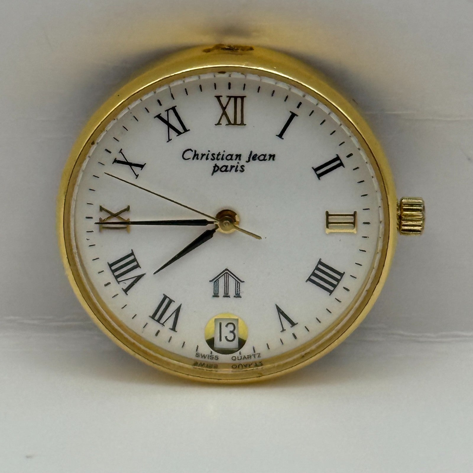 Christian Jean Paris Michelangelo Ladies Quartz Watch Date Swiss 26mm To REPAIR