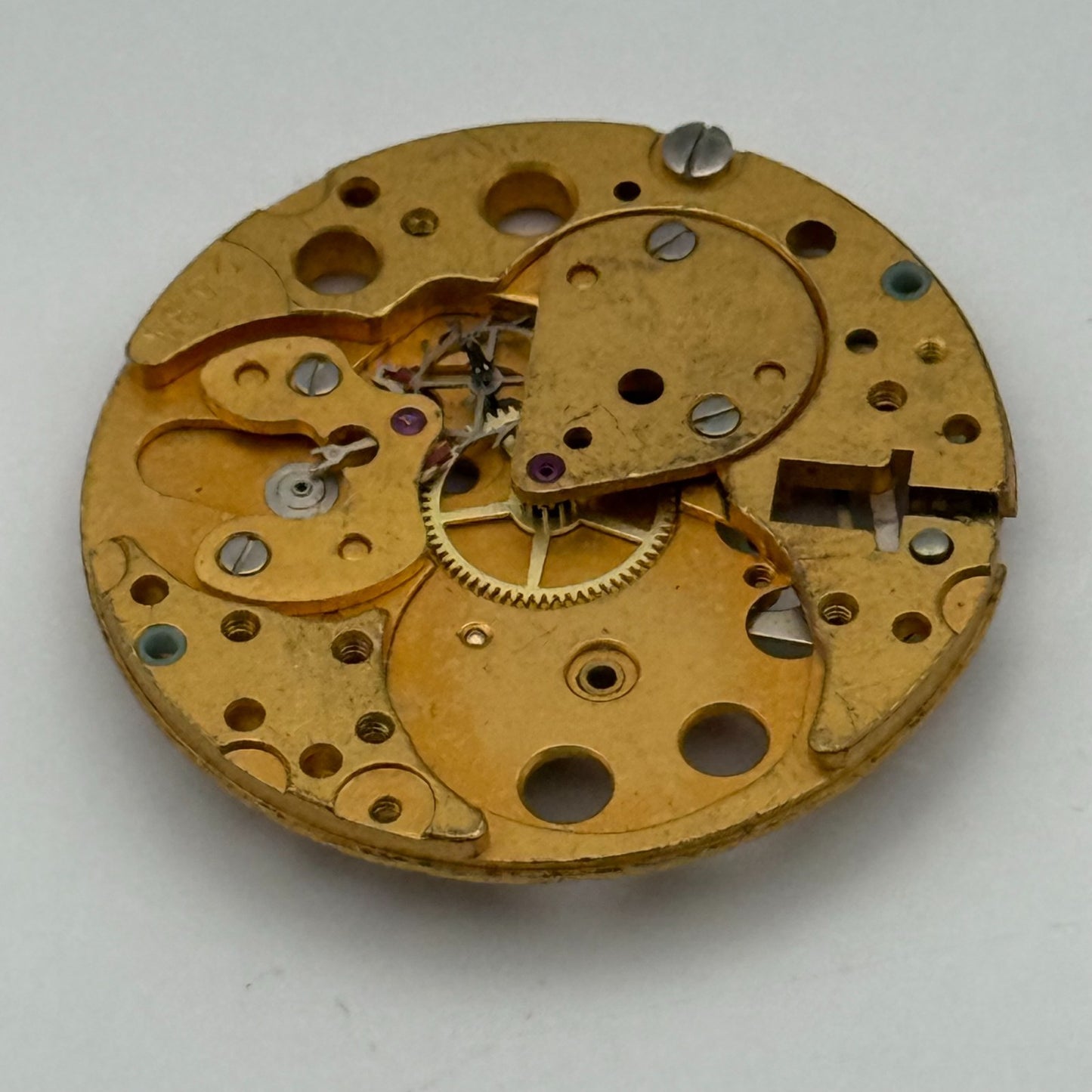 Tissot Omega 2481 Automatic Incomplete Watch Movement Vintage Swiss Parts Repair