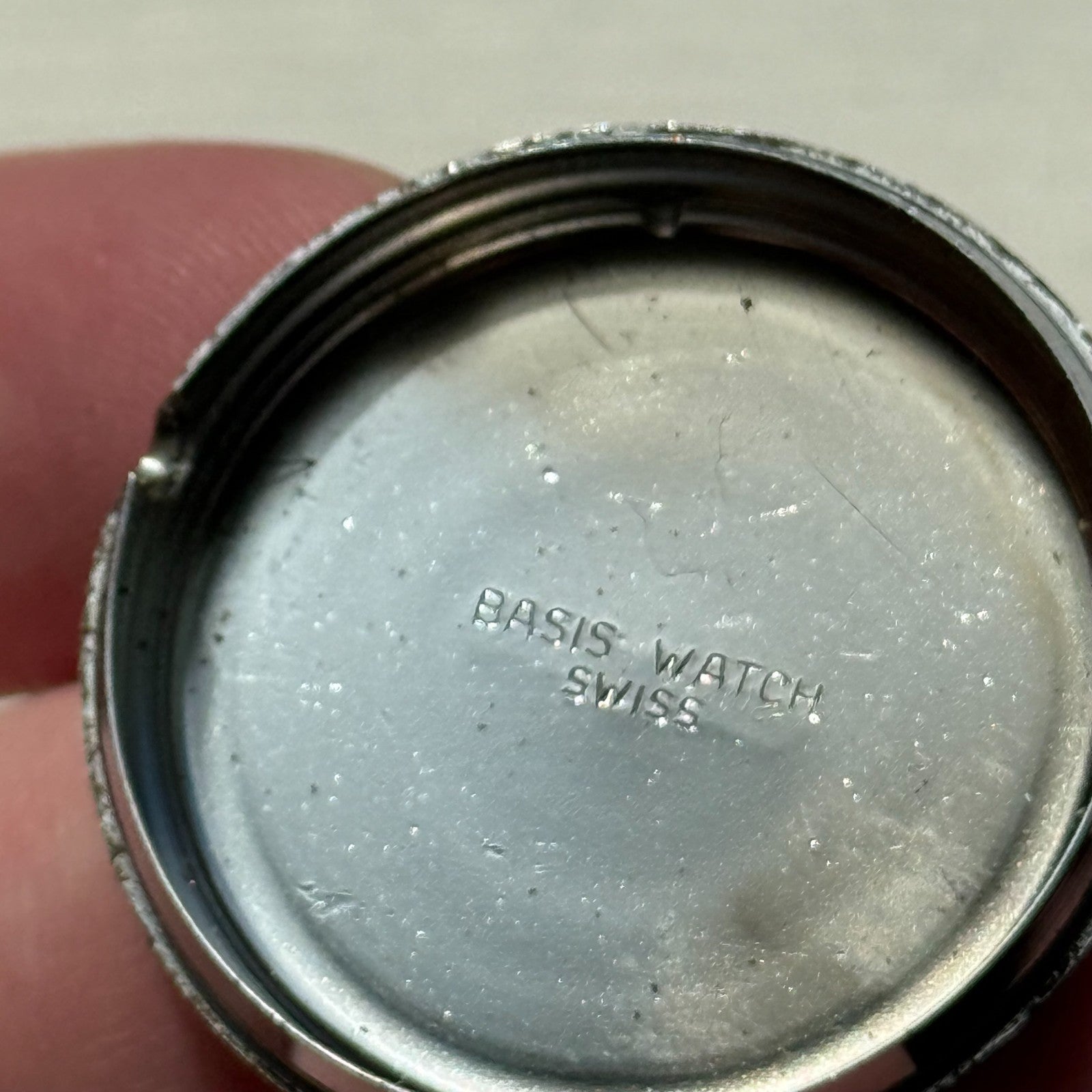 34mm Men's Vintage Lucerne Antimagnetic Swiss Manual Wind Watch PARTS REPAIR