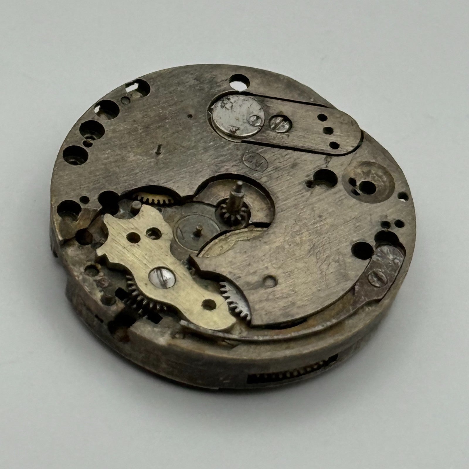 AS A Schild Watch Movement Manual Wind Vintage Swiss Parts Repair Spares 23.7mm
