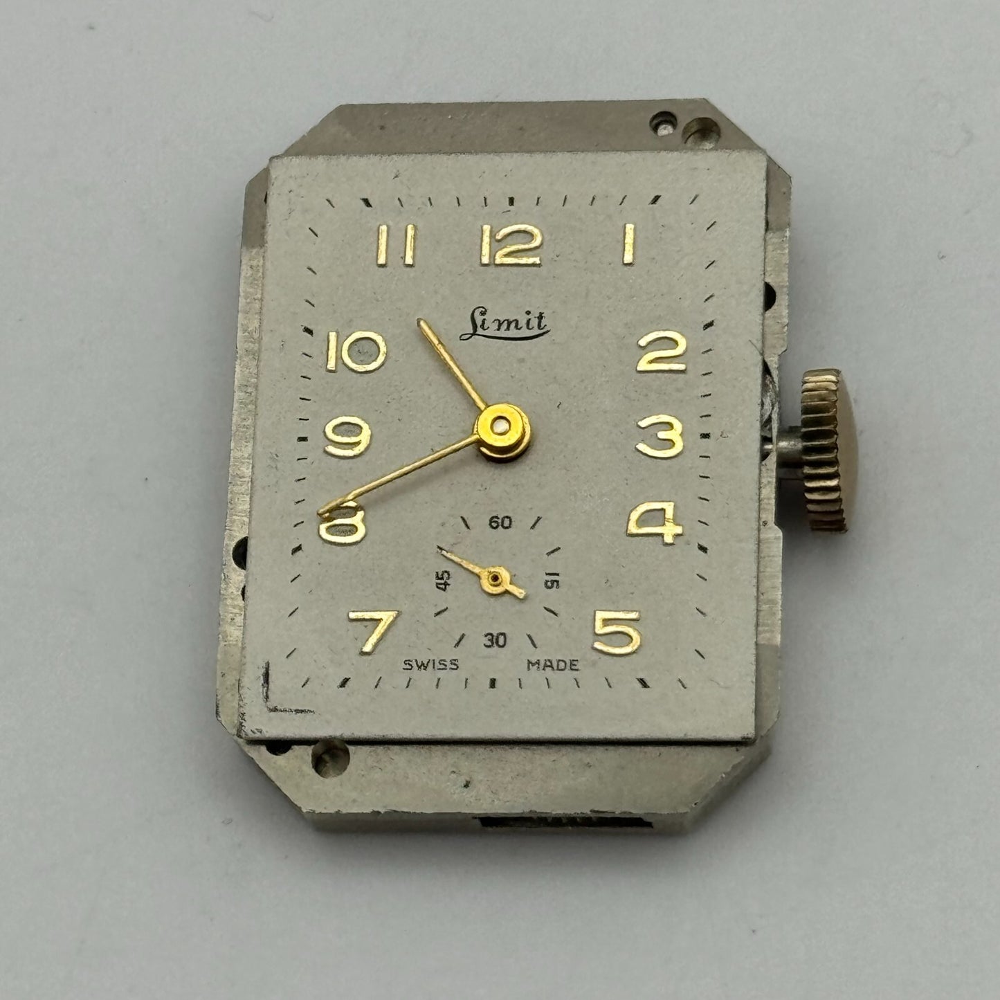 20.6mm Running Limit Revue 54 High Grade Tank Watch Movement Manual Wind PARTS