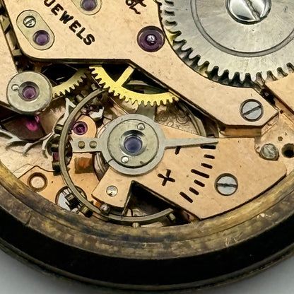 AS 1002 984 Watch Movement Running Accurist Manual Wind Vintage Parts 29.8mm