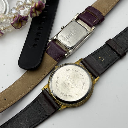 Bundle Of 16 Quartz Watches Modern / Vintage Untested Parts / Repair / Crafts