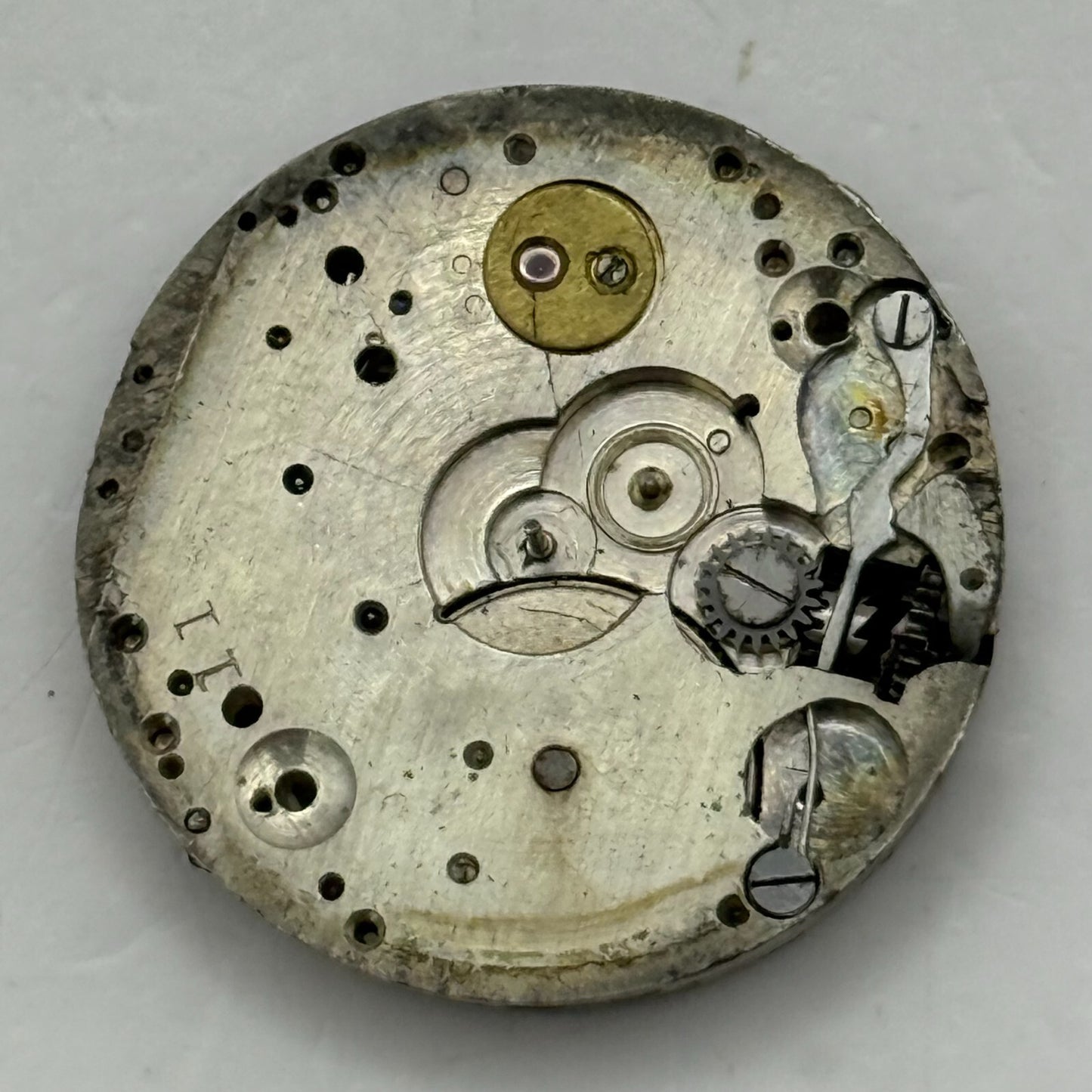 23.7mm Vintage Syda Watch Co Cal 11 Trench Balance Ok Manual Wind Watch PARTS