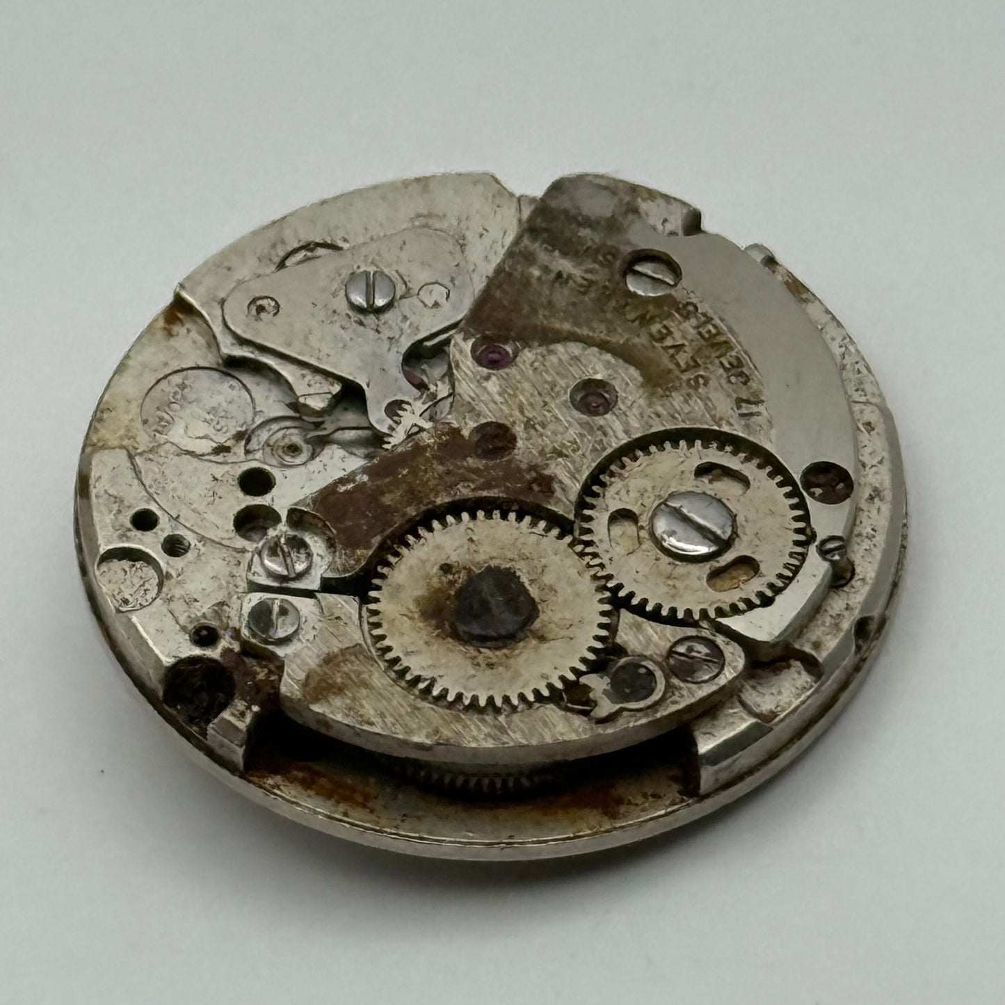 AS ST 1950/51 17 Jewels Watch Movement Manual Wind Vintage Parts Repair 26mm