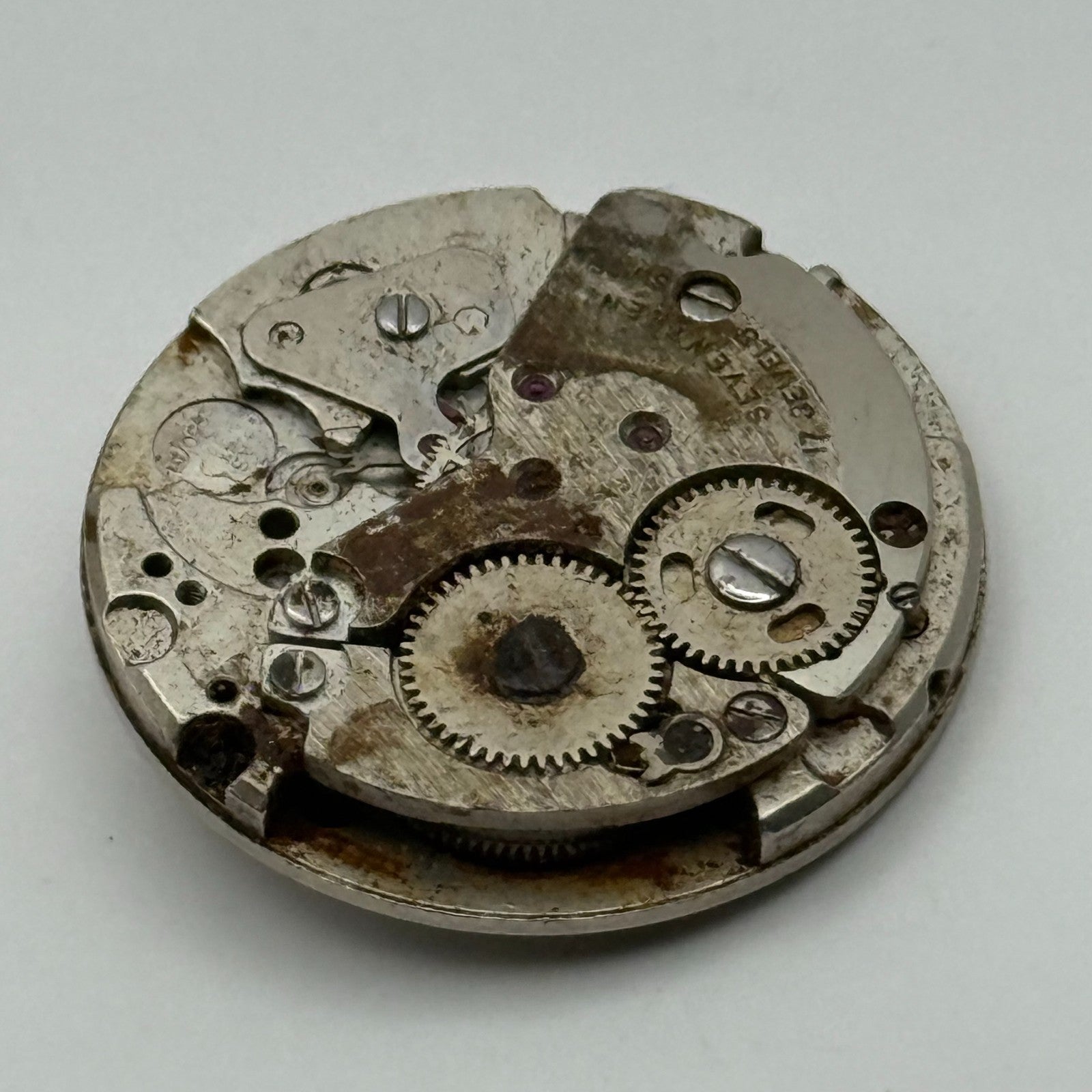 AS ST 1950/51 17 Jewels Watch Movement Manual Wind Vintage Parts Repair 26mm