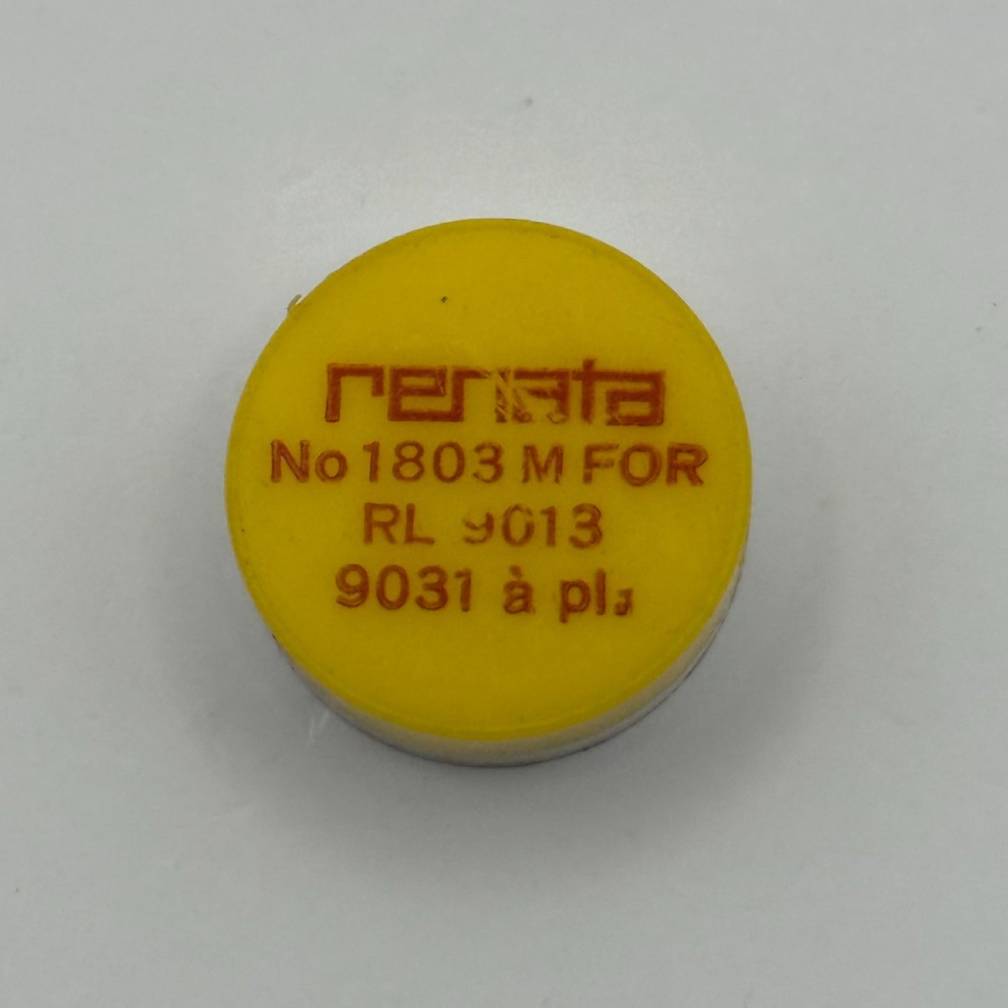 RL 9013 9031 Balance Complete a pla. Renata 1803 M Watch Movement Parts DAMAGED