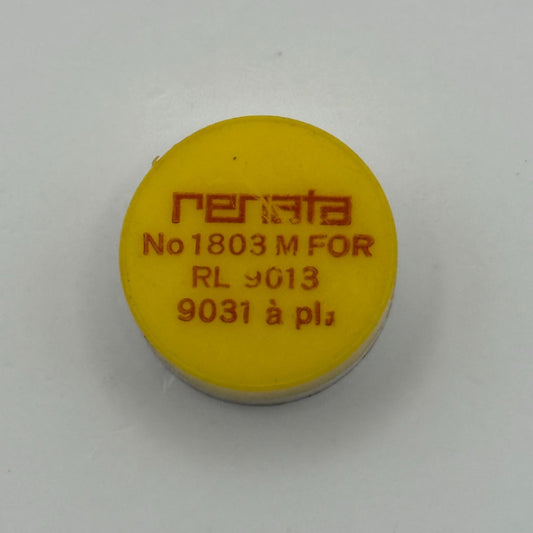 RL 9013 9031 Balance Complete a pla. Renata 1803 M Watch Movement Parts DAMAGED